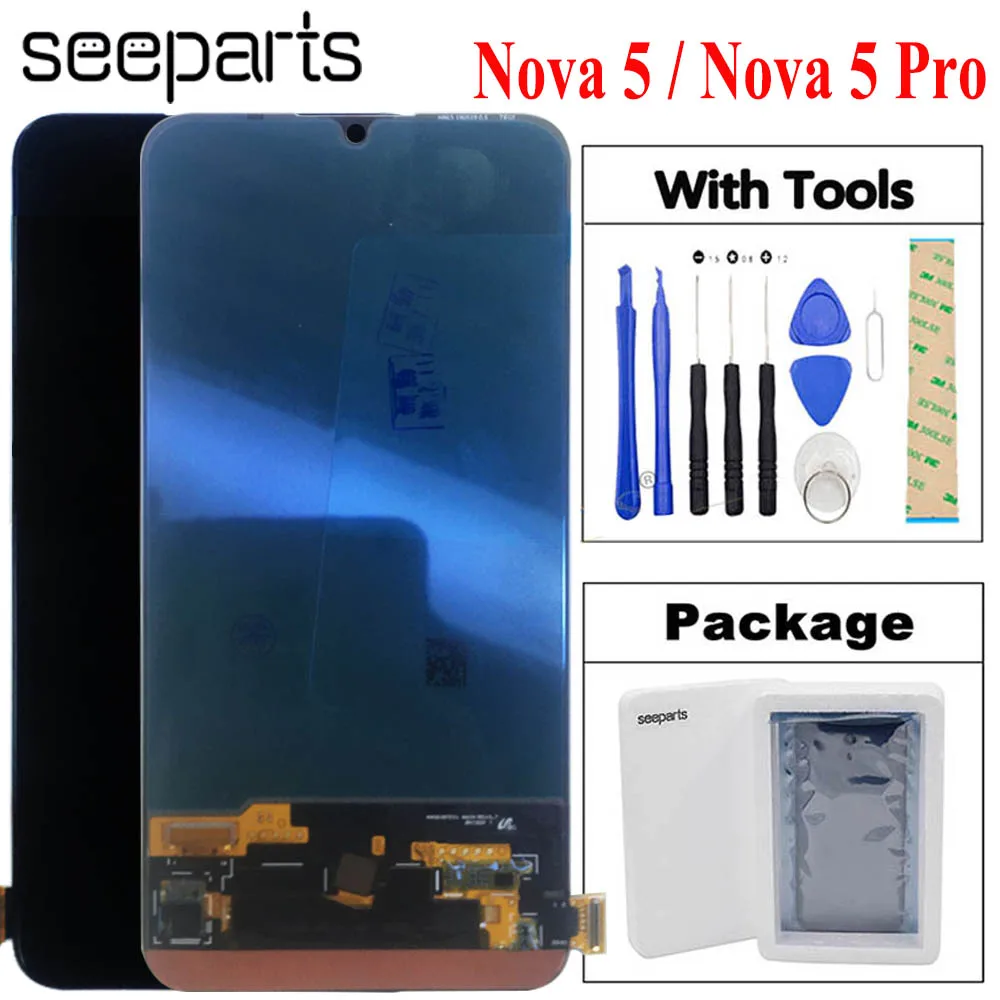 Arthur haak Eed Original Screen For Huawei Nova 5 Pro LCD Display Touch Digitizer Screen  For Huawei Nova5 Nova 5 Pro LCD Screen Replacement|Mobile Phone LCD  Screens| - AliExpress