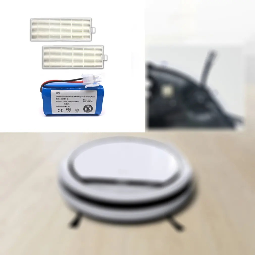 Перезаряжаемый аккумулятор ILIFE+ щеточный фильтр 14,8 V 2800mAh Аксессуары для роботизированного пылесоса для chuwi Ilife A4 A4s A6