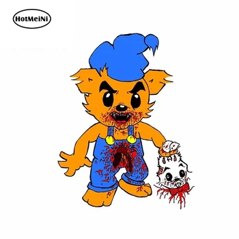 

HotMeiNi 13cm x 10.2cm For Zombie Bamse Cartoon Decoration 3D Motorcycle High Quality Car Stickers Vinyl Funny Decal
