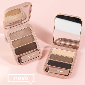 

Three-dimensional Tricolor Eyebrow Powder Smooth Texture Lasting Makeup Waterproof Facial Contour Brighten Skin Beauty Cosmetics