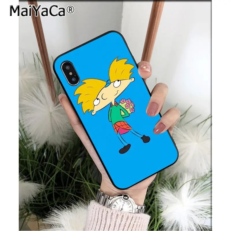 Мягкий чехол для телефона MaiYaCa Hey Arnold из ТПУ высокого качества для Apple iPhone 8 7 6 6S Plus X XS MAX 5 5S SE XR 11 11pro max - Цвет: A6