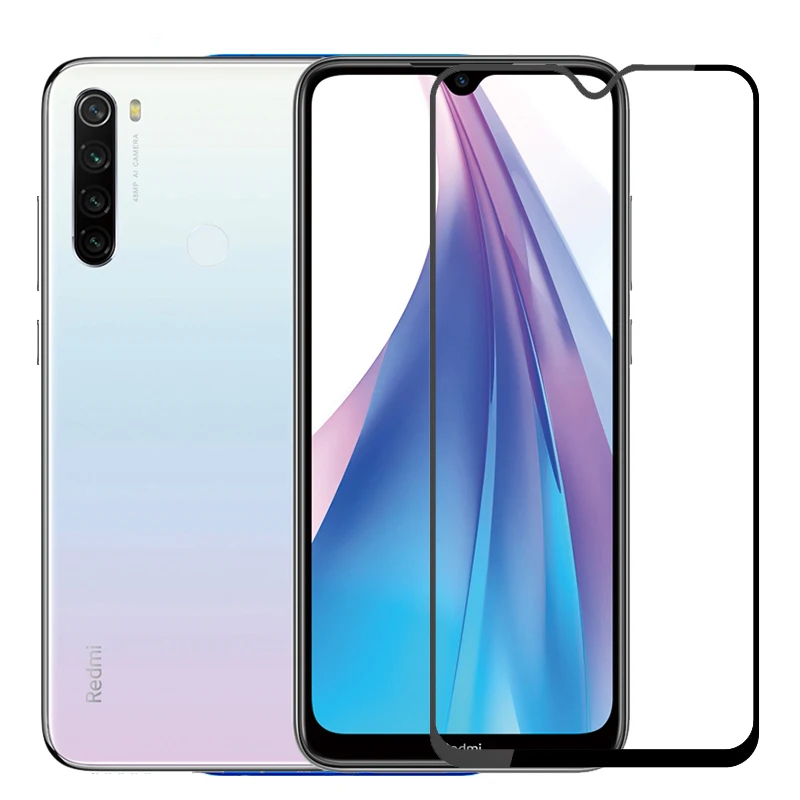 С уровнем твердости 9H Стекло для Xiaomi Redmi Примечание 8 7 Pro Полное защитное покрытие