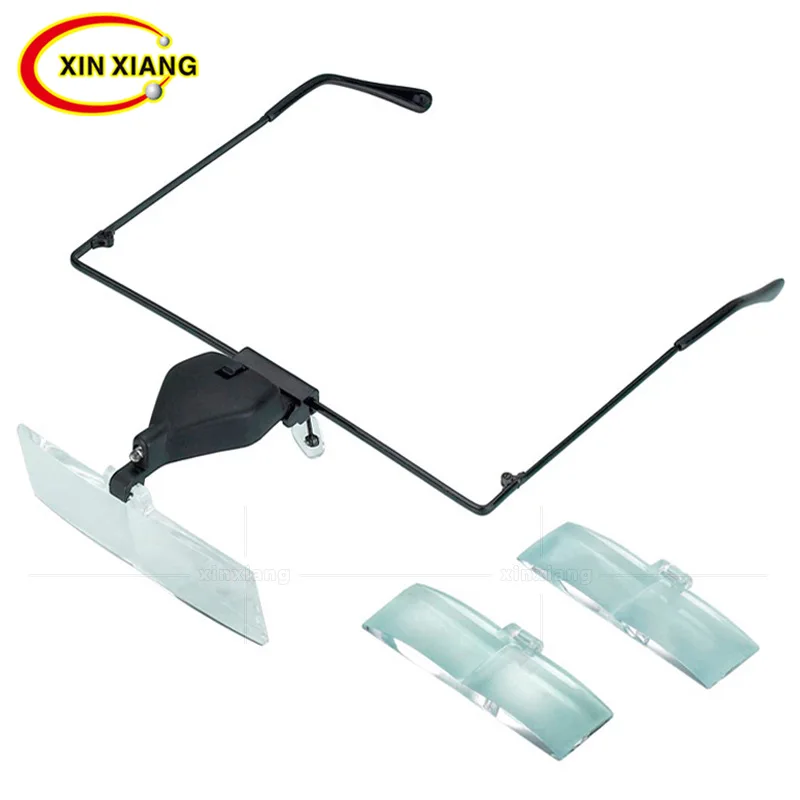 3 Magnification Glasses Magnifier With Led Light Clip Lamp 1.5X 2.5X 3.5X Magnifying Glass Reading Jewelry Loupe | Инструменты