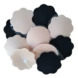 2021NEW 2Pcs Bra Pads Wholesale Silicone Nipple Cover Bra Pasties Pad Adhesive Reusable Breast Stickers Petals Nipple Stickers