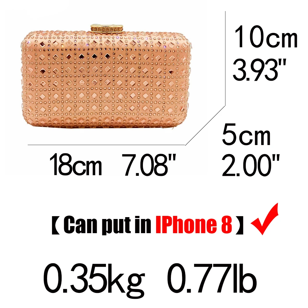 Роскошный клатч Boutique De FGG вечерние сумки для женщин сумочки Стразы