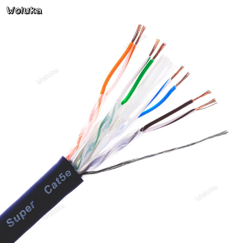 CAT5 супер категория 5 giga сетевой кабель сопротивление давлению кабель Дальняя передача Сетевой провод CD50 W05