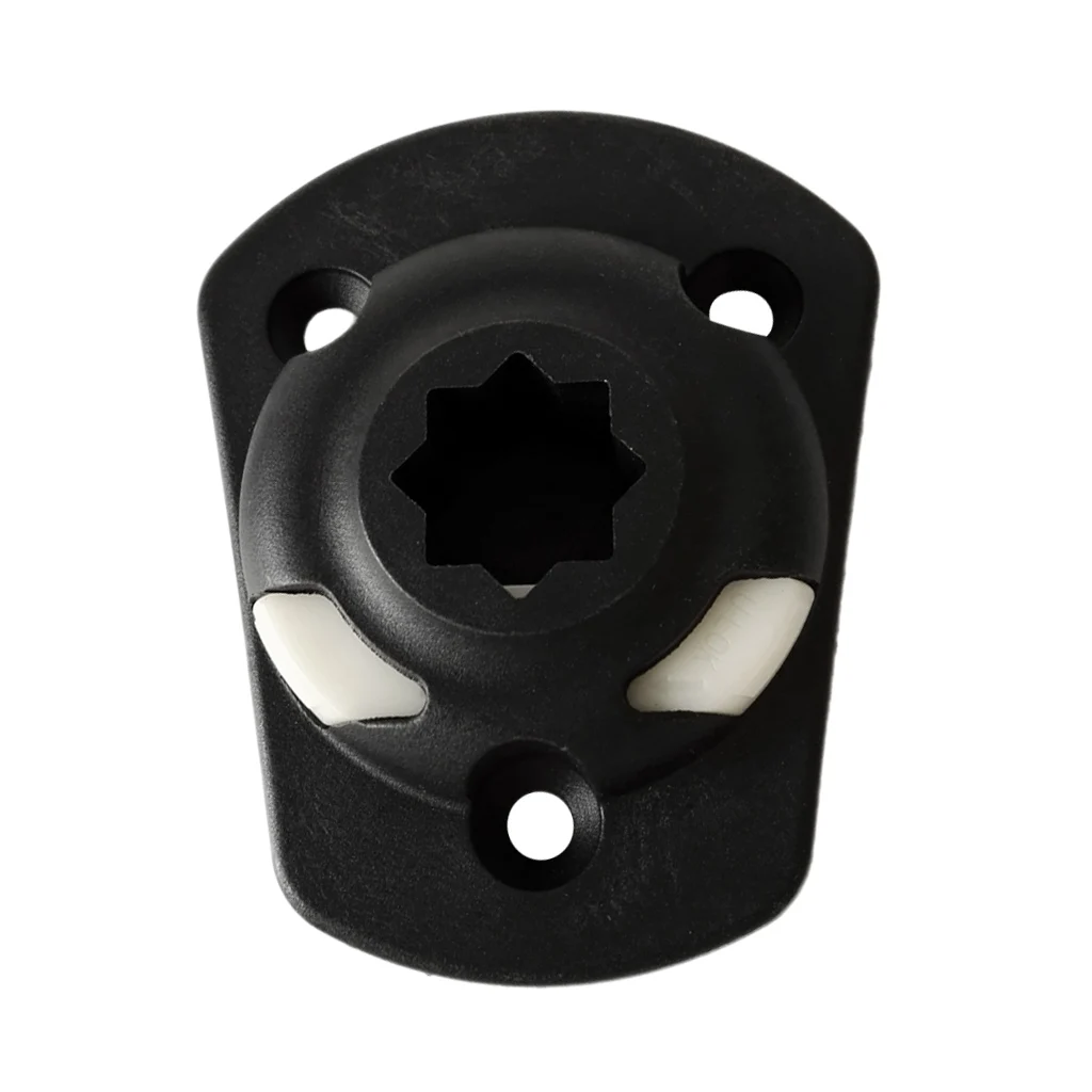 Durable Nylon Boat Kayak Fishing Pole Rod Holder Mount Base Tackle Kit Accessory With Mounting Screws