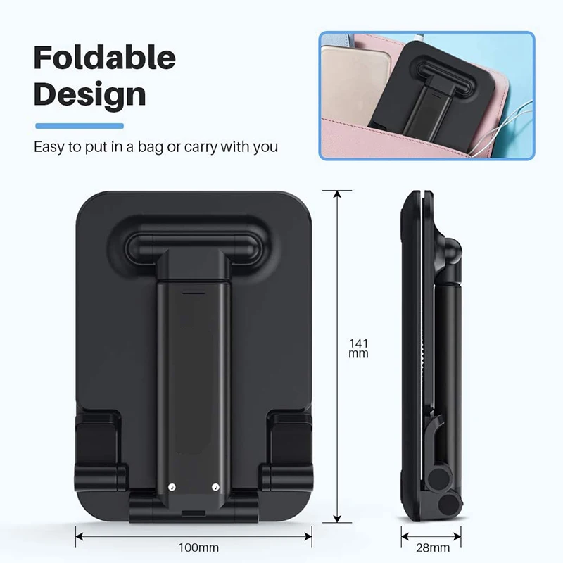 Adjustable Phone Holder Stand For IPhone 11 Xiaomi Mi 9 Phone Holder Foldable Mobile Phone Stand Desk For IPhone 7 8 X XS_voghion.com