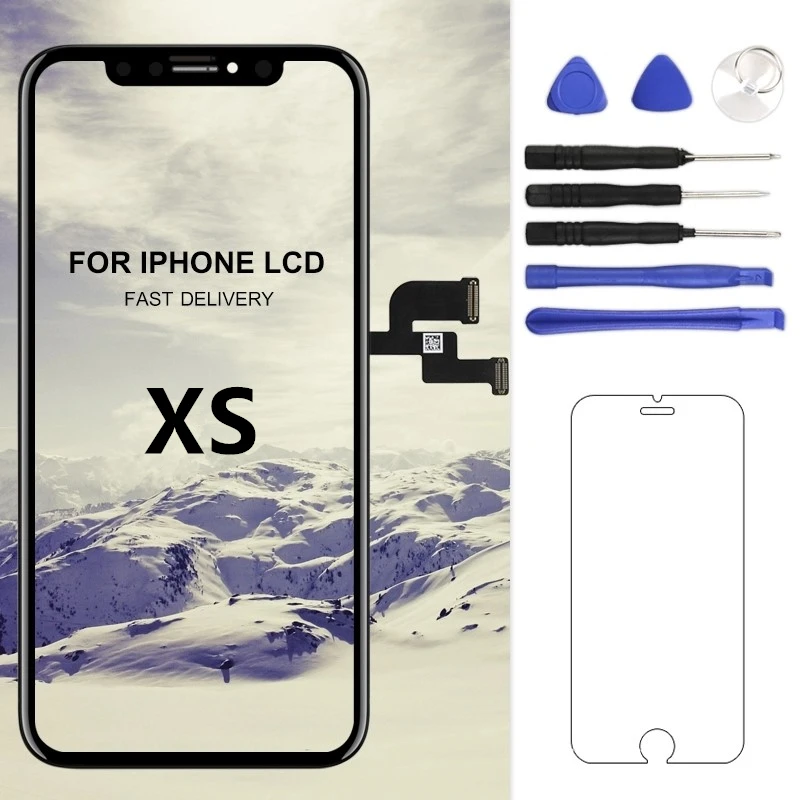 Для iphone XS ЖК-дисплей экран TIANMA OLED OEM качество дигитайзер с сенсорным экраном в
