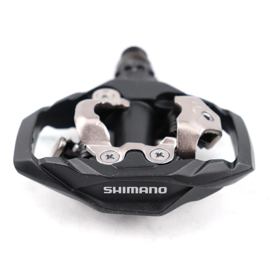 SHIMANO PD-M530 педаль SPD MTB Трейл без клипса педали с бутсами оригинальная коробка черный белый включает SM-SH51 Запчасти для горного велосипеда