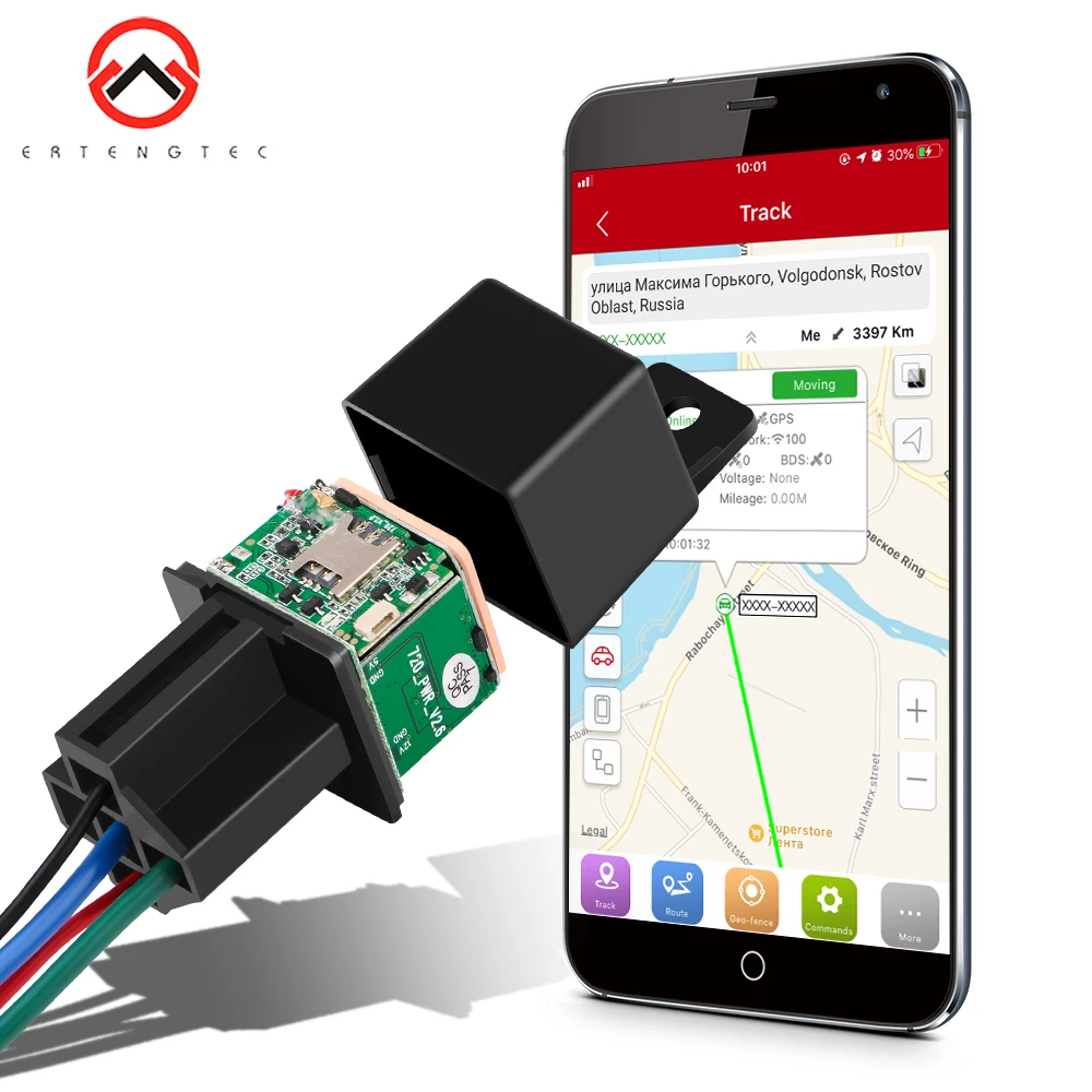 Mini GPS Tracker Car Tracker Micodus MV720 Hidden Design Cut Off Fuel GPS Car Locator 9-95V 80mAh Shock Overspeed Alert Free APP