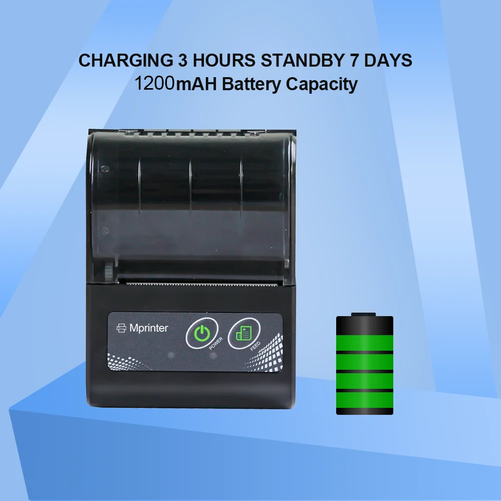 Продажа Milestone 2 дюймов Мини Bluetooth чековый принтер термальный портативный беспроводной билетный талон Android IOS Карманный принтер маленький MHT P10