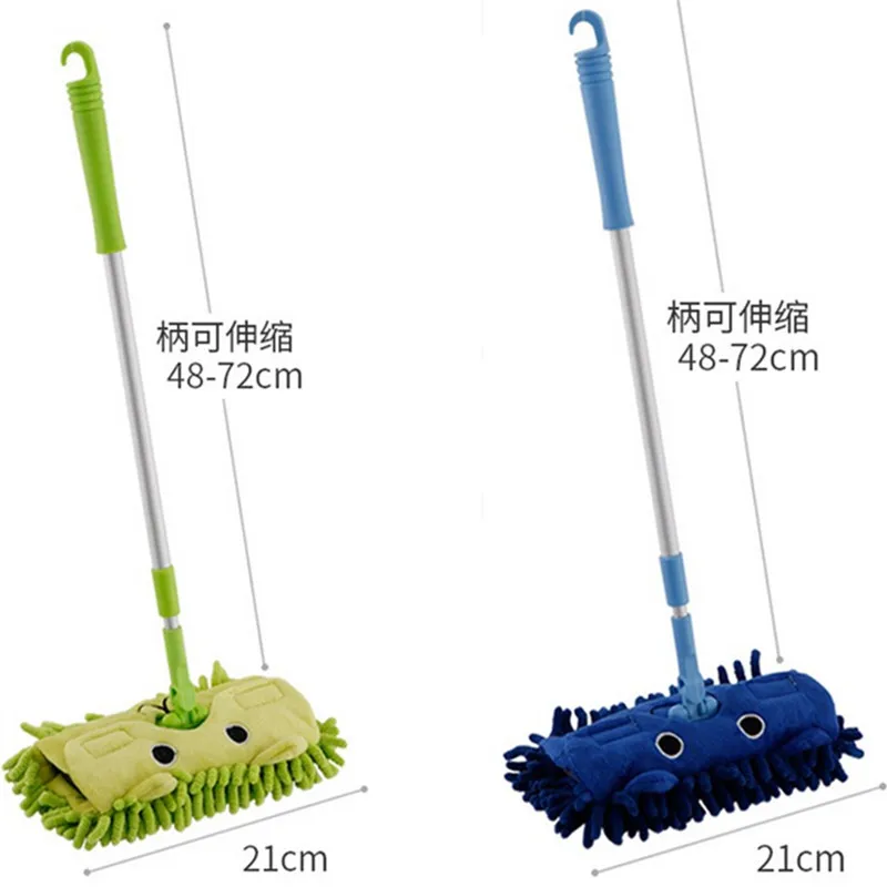 Kids Stretchable Floor Cleaning Tools Mop Broom Dustpan Play-house Toys Gift Baby Mini Sweeping House Cleaning Toys 5