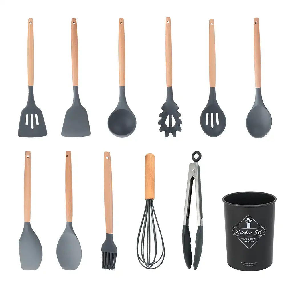 Silicone Spatula Soup Spoon Colander Shovel Cooking Utensils Kitchen Gadgets Turners Aliexpress