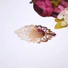 На заказ свадебное зеркало круглая коробка с крышкой для губ длинное отверстие для дарения вечерние украшения Свадебные сувениры персонализированные Verlobungs планшет