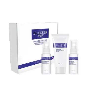 

3pcs Nose Paste Extract Essence Blackhead Removing Care Set Shrinking Pore T Zone Care