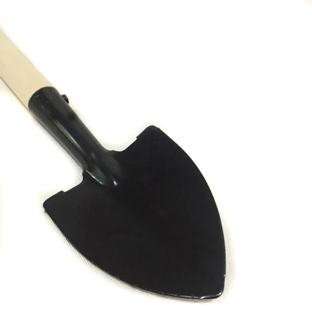 Mini Garden Tools Shovel Rake Spade Wooden Handle Metal Head Tool 3Pcs/Set