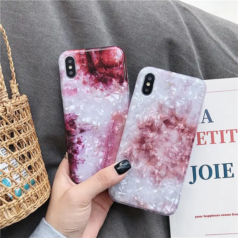 Dream раковины Мрамор чехол для телефона iPhone 11 Pro MAX X XR XS Max 6 S 7 8plus всего тела на