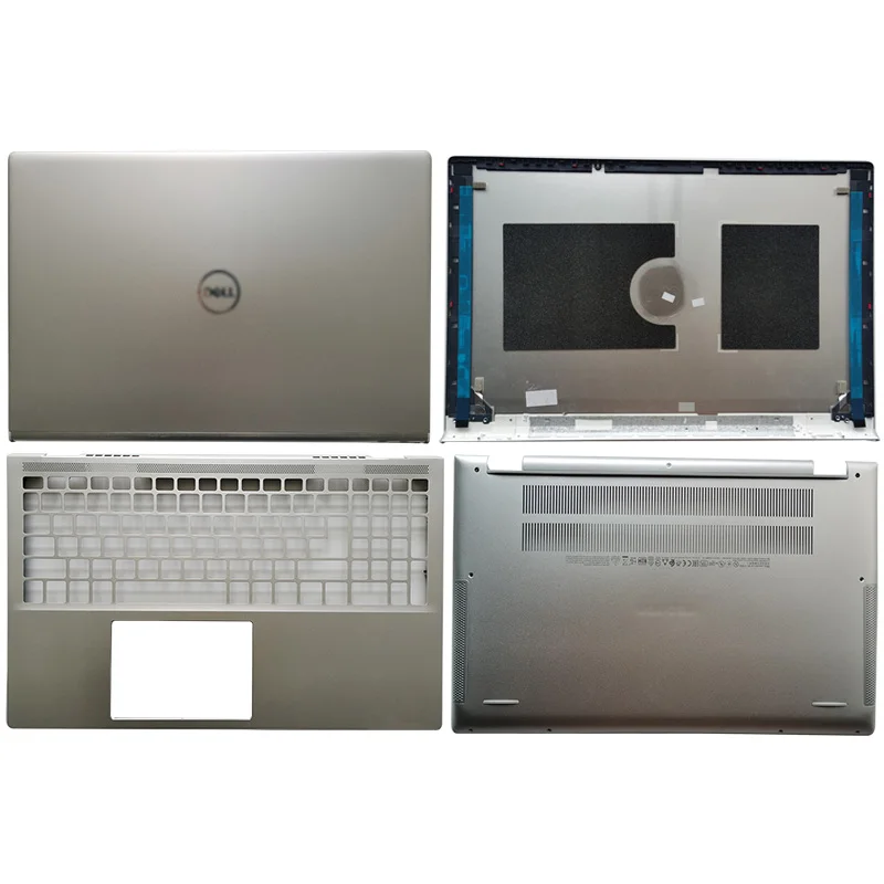 

Новая задняя крышка для ноутбука DELL Inspiron 7500 7501, задняя крышка ЖК-дисплея/Упор для рук/Нижняя крышка, задняя крышка, серебристый чехол