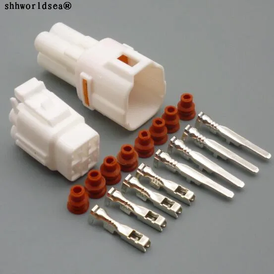 shhworldsea 1sets 6180-4771 6188-0004 4 Pin MT090 Sealed Motorcycle Connector Female Male Housing Automotive Wire | Автомобили и