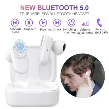 

Smart Wireless Bluetooth Headset 5.0 Smart Reminder Earphone White Noise Reduction Sleeping Helping Sports Earphones