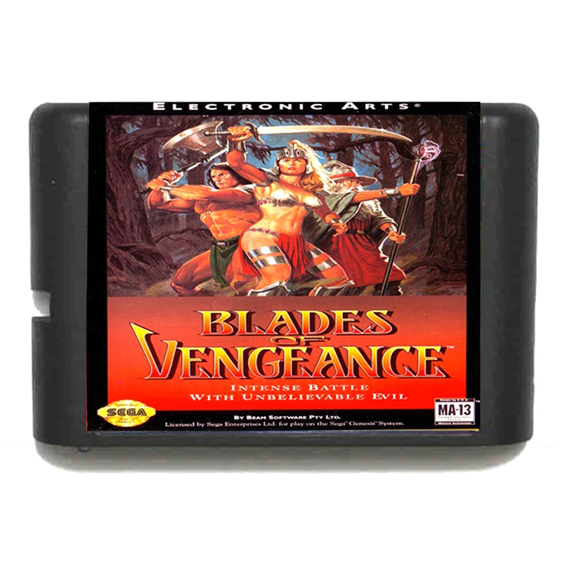 Blades Vengeance 16 Bit Sega Md Game Card Mega Drive Sd Box AliExpress