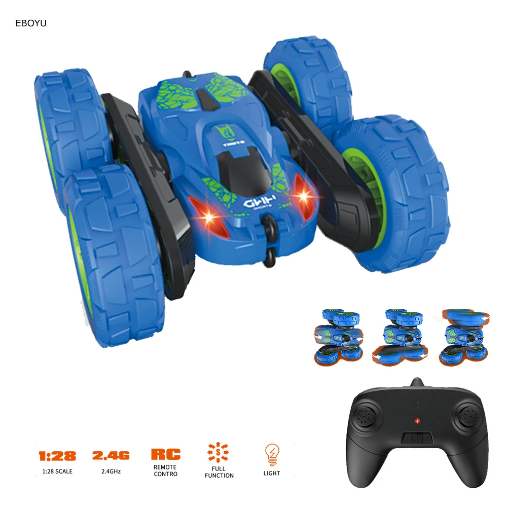 JJRC Q9 RC трюк автомобиль для детей и взрослых 4WD внедорожный автомобиль 2,4 ГГц транспортное средство с дистанционным управлением двухсторонний rtr-комплект Р/У Машинки Детские Подарочные игрушки
