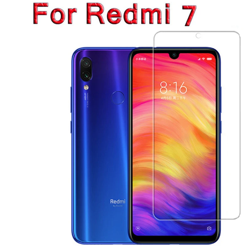

2.5D Round Edge 9H HD Tempered Glass For Xiaomi Redmi 7 Screen Protector Safety Protective Glass Protection on Front Film