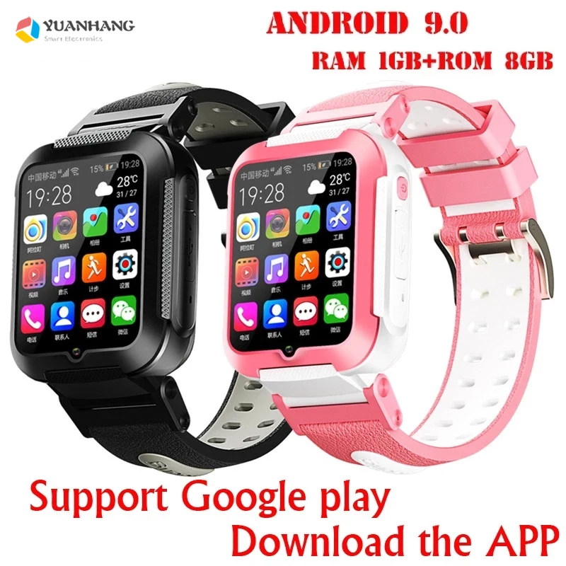 Smart Gps Wifi Locatie Trace Student Kids Android 9.0 Google Play Bluetooth  Remote Camera Smartwatch 4G Sim kaart Telefoon horloge|Smart Watches| -  AliExpress