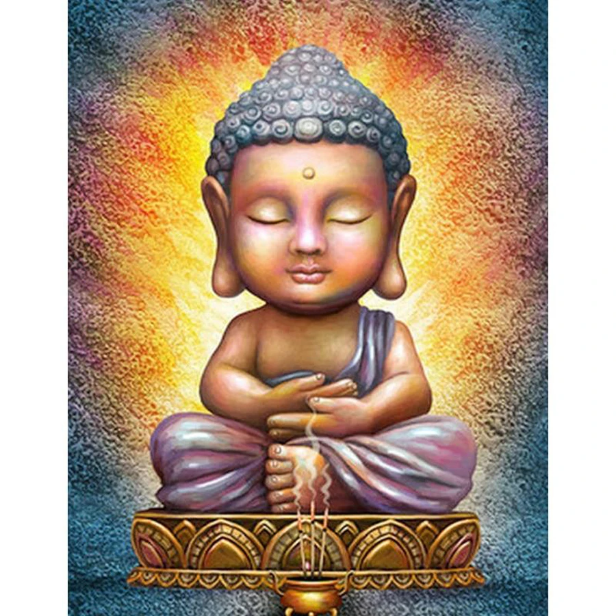Buddha icon 5d diamond painting full square/round rhinestone diy mosaic needlework embroidery religion | Дом и сад