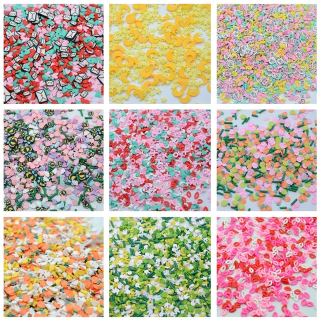 Clay Sprinkles  Neon Flowers - Loose Lemon Crafts