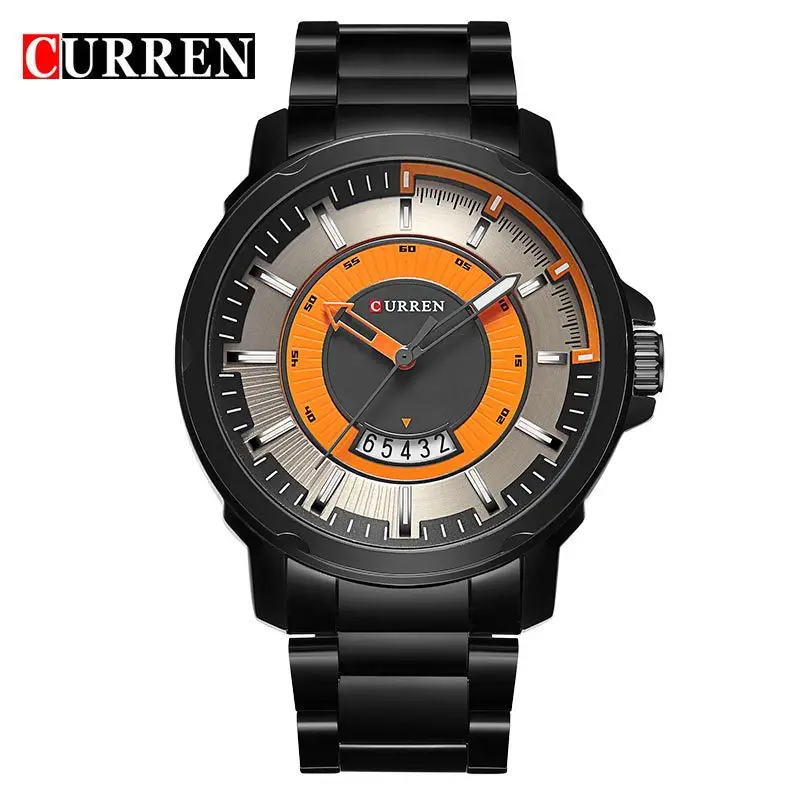 

Curren/Karui En Men Cool Alloy Dial Watch 8229 Calendar Alloy Watch Fashion MEN'S Watch