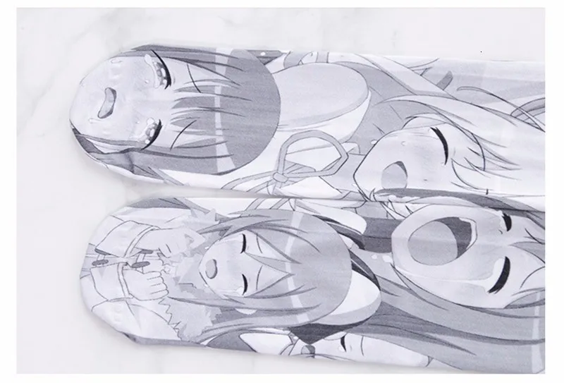 Лолита выше колена носки аниме RE: Zero Начиная Жизнь рам и рем косплей костюм мультфильм печатных Готический стиль бархатные длинные носки