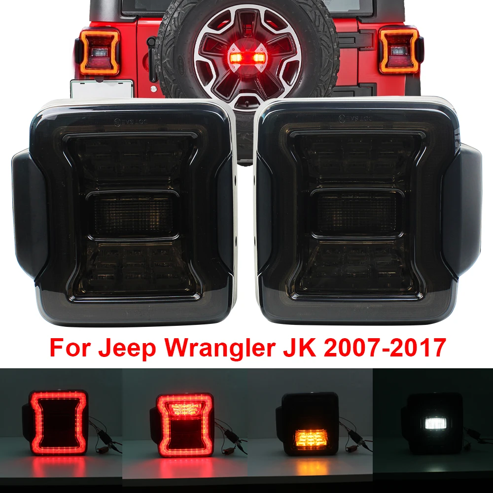 Для Jeep Wrangler Jk задний светильник s светодиодный Дневной для JK 2007-2017 | Автомобили и