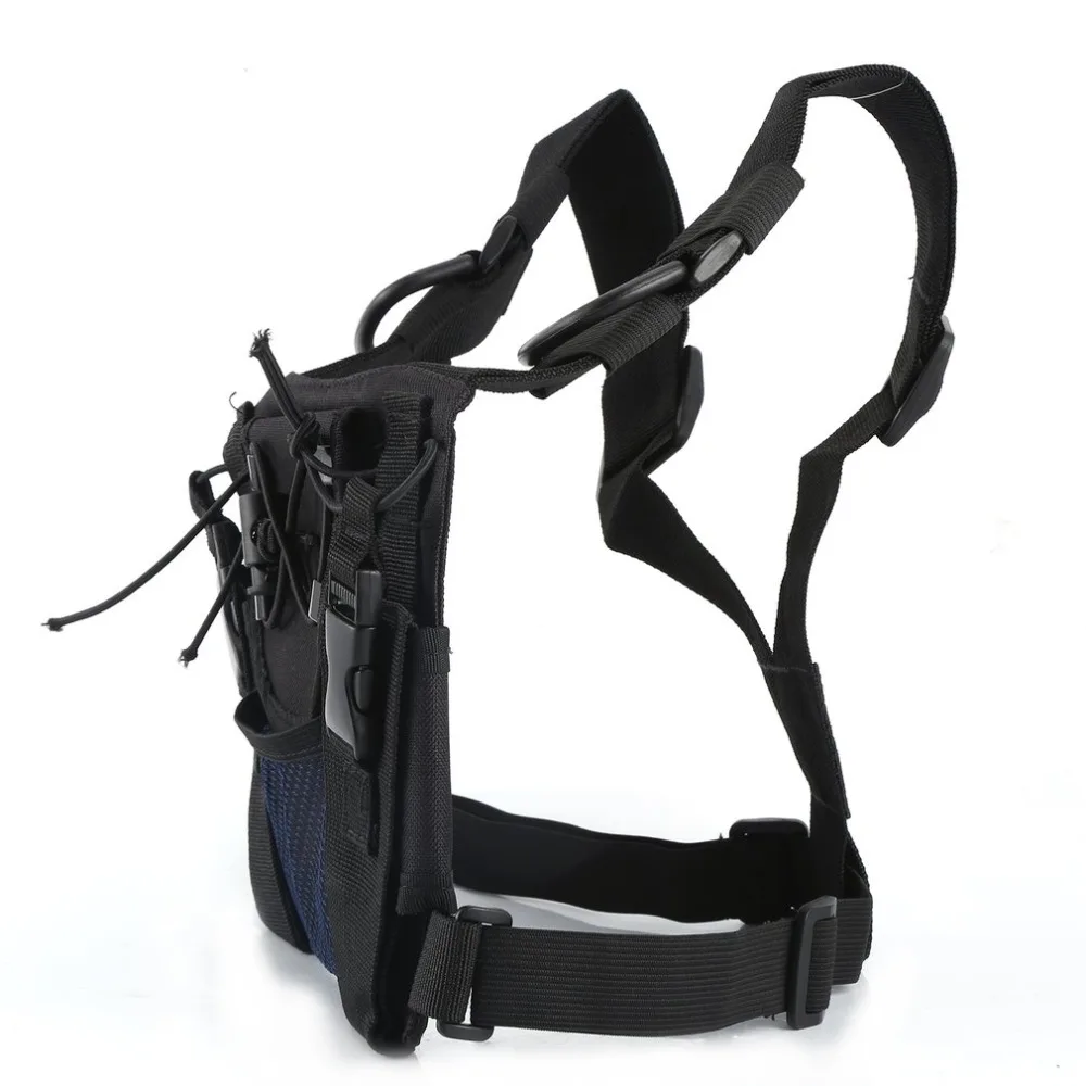 Radio Harness chest Front Pack Pouch Holster Carry bag for Baofeng UV-5R UV-82 UV-9R BF-888S TYT For Motorola Walkie Talkie
