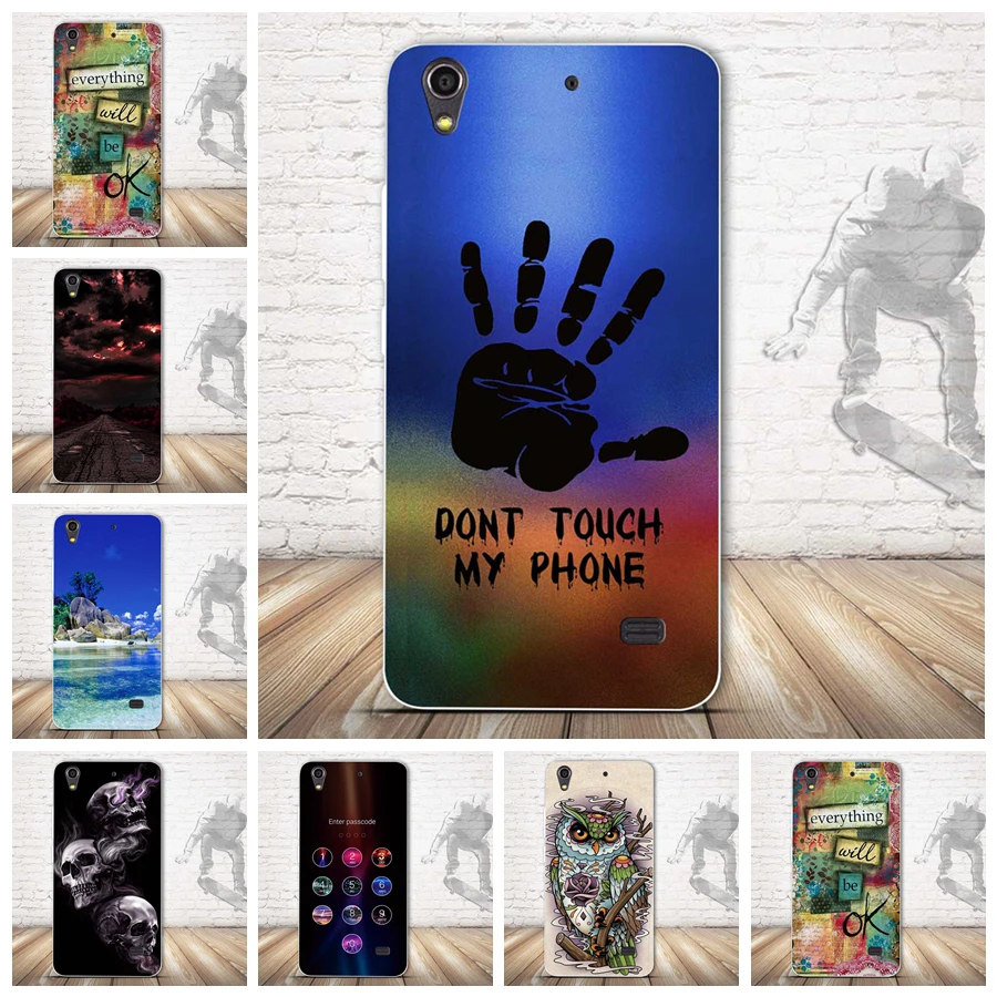 Funda de silicona TPU suave para Huawei Honor 4 Play G620s, funda trasera de teléfono para Huawei Ascend G620S, pintada con impresión|Fundas antigolpes para teléfono| - AliExpress