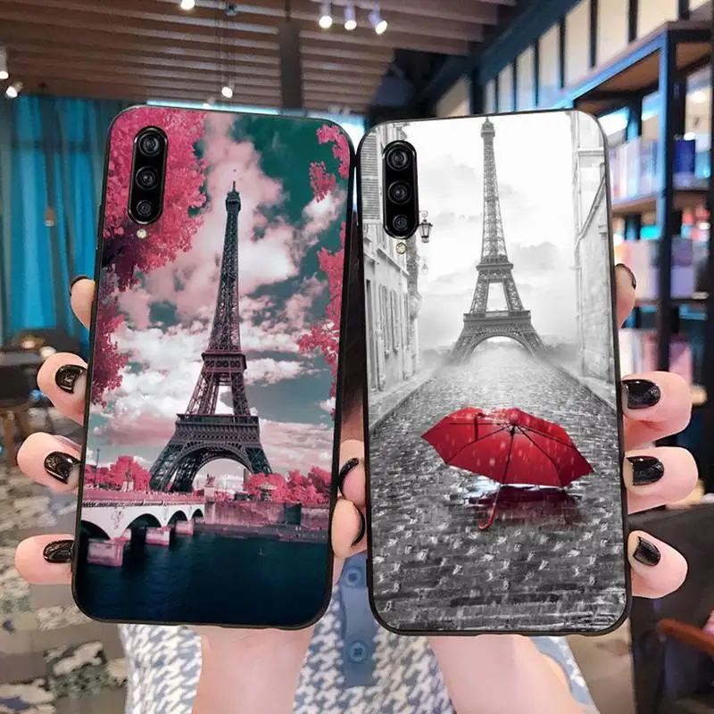 Мягкий чехол с изображением Парижа Эйфелевой башни для Xiaomi Mi10 10Pro 10 lite Mi9 9SE 8SE Pocophone
