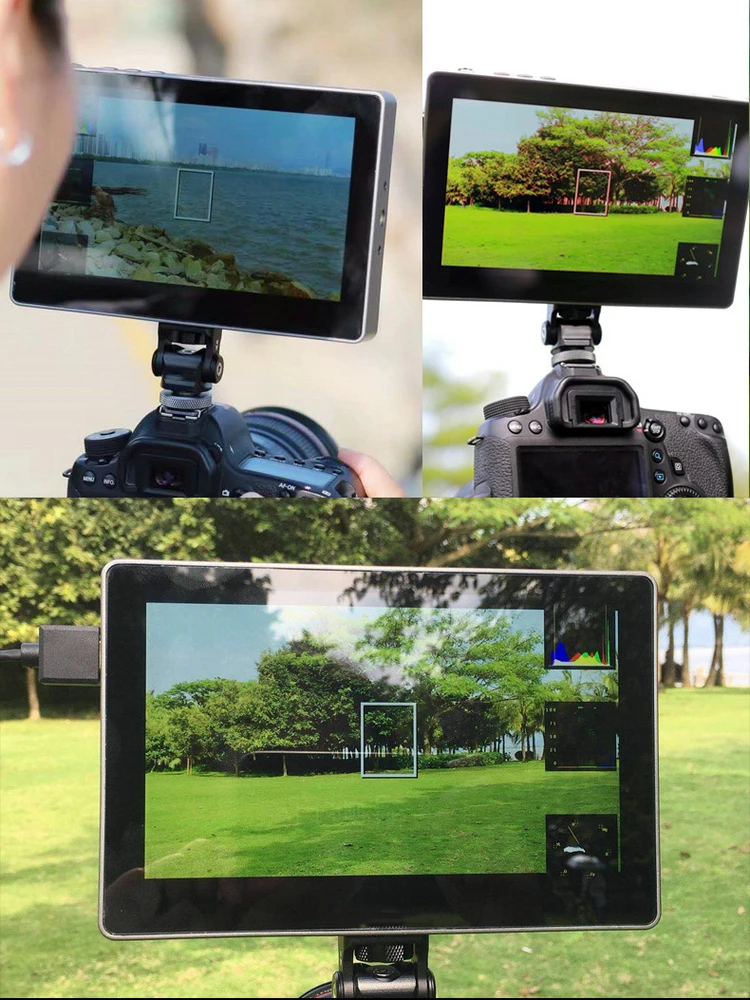 Bestview R7 7 дюймов 4 к HDMI монитор lcd Полное сенсорное управление на камеру видео DSLR полевой монитор для Canon Nikon sony Panasonic BMCC