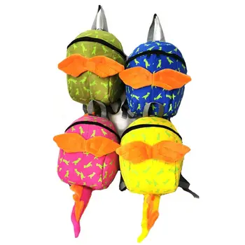 

1Pc Children Cartoon Dinosaur Backpack Anti-Lost School Bag for Toddler Kids Girl Boy New