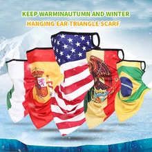 Winter Multifunction Face Mask Keep Warm Thicken Plus Fleece Fishing Mask Soft Windproof Hanging Ear Design Mountaineering Mask