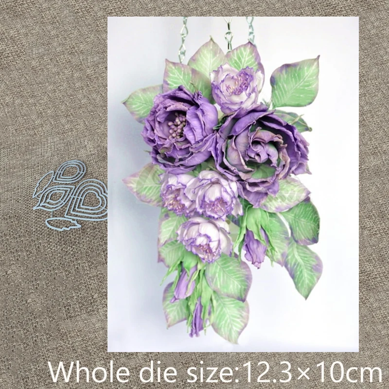 

New Design Craft Metal Cutting Die die cuts flower leaves set decoration scrapbook Album Paper Card Craft Embossing die cuts