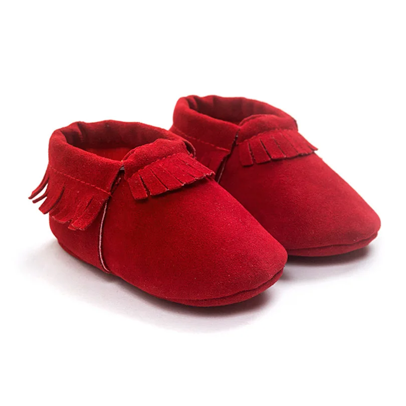 Micro Suede Cute Bear Soft Sole Crib Shoes Newborn Girls Boys Tassels Warm Wear Resistant Baby Shoes Perwalkers Infant Footwear