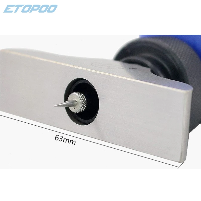 12.7mm/25.4mm Digital Depth Gauge Electronic Depth Gauge Dial Indicator Micrometer 0-30mm Round Tip Probe dial indicator gauge dial indicator