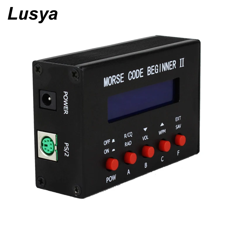 

Free shipping CW decoding Trainer Reporting Hand Station Shortwave Radio Morse Morse Code Trainer T0203