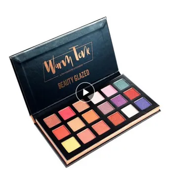 

Beauty Glazed Glitter Eyeshadow Send Brush Pigment Palette Waterproof Makeup Facial Maquillage Matte Silty Party Long Lasting