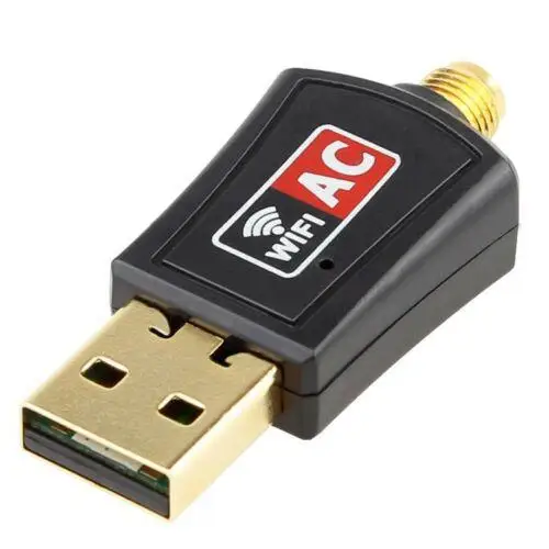 600 Мбит/с беспроводной USB Wifi сетевой адаптер Dongle двухдиапазонный 2,4G/5,8 ГГц+ антенна LAN адаптер для Windows Рабочий стол Mac/ноутбук/ПК