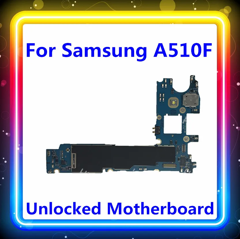 A510F материнская плата оригинальная разблокированная для samsung Galaxy A5 A510F материнская плата Android OS протестированная материнская плата A510F карта/плата с чипом
