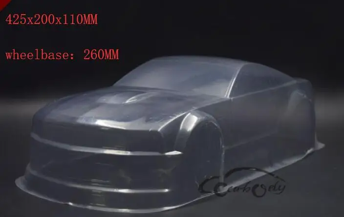 1/10 Масштаб RC Drift Onroad внутренний корпус 1966 Ford Mustang GT 200 мм для HPI KYOSHO TAMIYA HSP REDCAT FS YOMAKO CC01 hRAXXAS - Цвет: GT-006