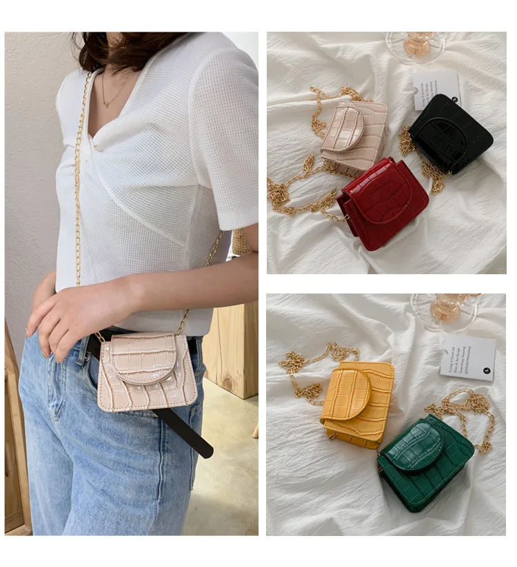 Сумки для женщин 2020 летняя сумка через плечо с узором крокодиловая кожа мини