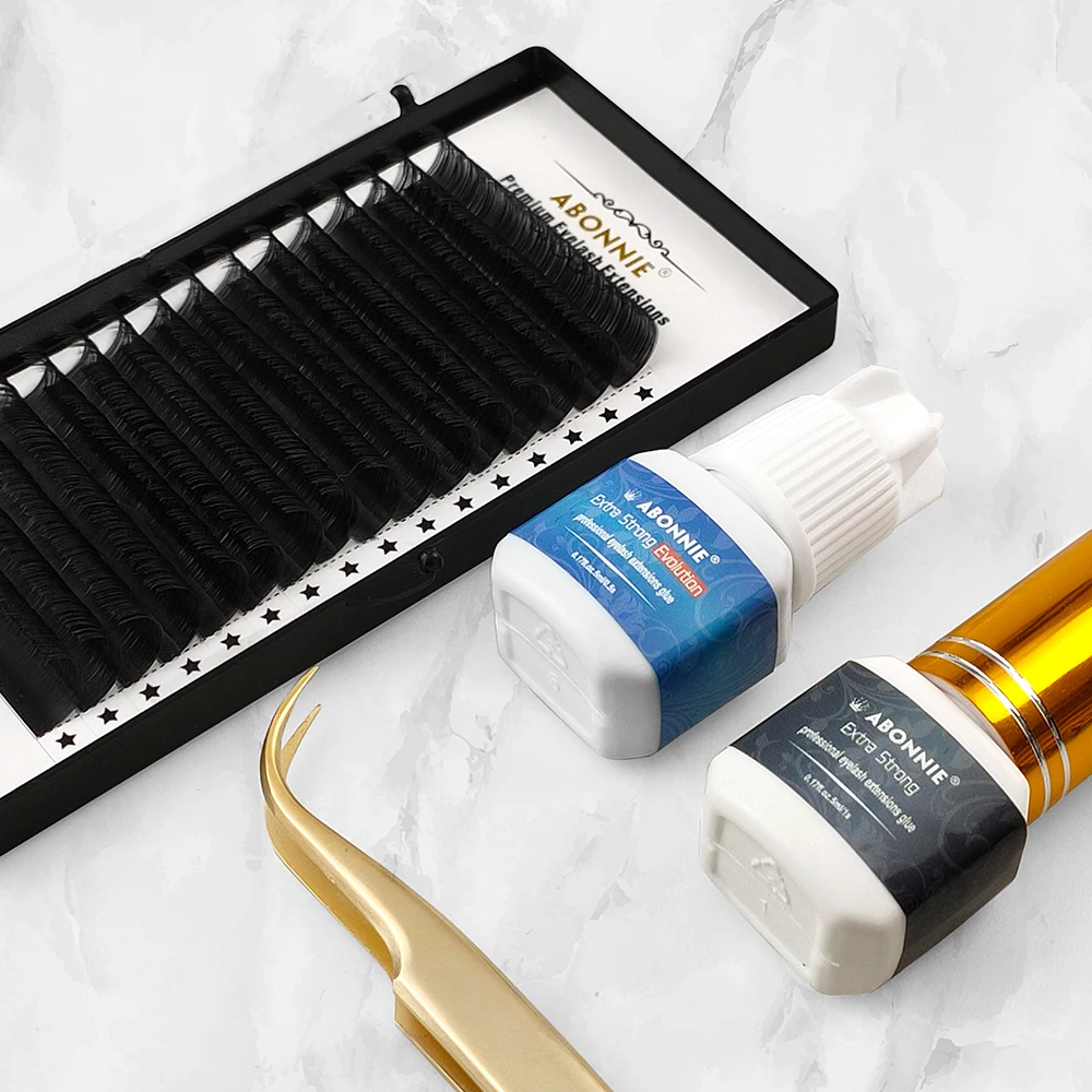 Abonnie Hot Sale Mink Individual Volume Lashes Extension C D Curl Classic Eyelash Extensions Makeup Cilios